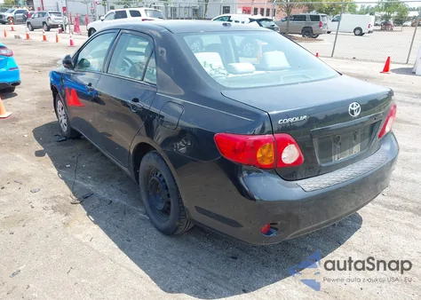 2009 Toyota Corolla Le z USA, uszkodzony, nr VIN 2T1BU40E39C080252